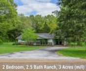COUNTRY IN THE CITY! 2 BEDROOM, 2.5 BATH RANCH, WITH SEPARATE GUEST HOUSE, 2 SHOPS WTH ELECTRIC, 2 STALL BARN ALL ON A PRIVATE 3 ACRE (m/l) LOT WITH NO RESTRICTIONS IN FLIPPIN ARKANSAS. 1400+ sf home PLUS separate 27’ x 15’ guest quarters with heat, air, fireplace and 1/2 bath. Spacious, open living room andkitchen / dining combo with plenty of room for family, friends, gatherings. Large primary bedroom with 2 oversize closets and full bath with walk-in shower. Large guest bedroom with lar