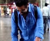 RITHVIK DHANJANI WITH HIS PET SPOTTED AT INTERNATIONAL AIRPORT ARRIVING FR0M LONDON from rithvik dhanjani