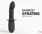 https://www.pinkcherry.com/collections/new-sex-toys/products/ramrod-gyrating-vibe (PinkCherry US)nhttps://www.pinkcherry.ca/collections/new-sex-toys/products/ramrod-gyrating-vibe (PinkCherry CA)nnCutesy vibrators have their place, for sure, but sometimes, you (or a partner) just need a good ram, right? That&#39;s why CalExotics&#39; Gyrating Ramrod exists.nnThe versatile Ramrod features, among other things, a curvy tip that&#39;ll target P-spots, G-Spots and A-Spots - plus inner pleasure places in general -