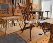 Order here: https://lostartpress.com/collections/dvds/products/video-make-a-gibson-chairnnnThe Irish Gibson Chair is one of the most comfortable stick chair forms. With its raking back and low seat, the chair cradles your body in a pleasant and relaxing position.nnIt also is a fairly straightforward chair to build and is suitable for beginning chairmakers.nnIn this video, Christopher Schwarz walks you through how he builds his take on the Gibson chair. He uses common wood from the the lumberyard