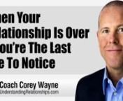 Recognizing when your relationship is over and they have already moved on when you don’t even realize it.nnIn this video coaching newsletter I discuss an email from a viewer who got ghosted by his girlfriend of 3 years after reading 3% Man several times 8 years ago. He claims he’s always great with the ladies and never gets dumped… until now. However, he stopped dating and courting her properly after the 1st year of dating. The sex stopped when he uprooted his life and moved in with his mo