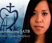 http://www.ccwatershed.org/SATB/ Cantiones Sacrae Simplices • Simple SATB Motets • Kevin Allen http://www.ccwatershed.org/SATB/ Simple SATB Motets • Kevin Allen • Cantiones Sacrae Simplices Free Catholic Practice Videos • Polyphony • Sacred Music Kevin Allen • Matthew J. Curtis http://www.ccwatershed.org/SATB/ Kevin Allen&#39;s Cantiones Sacrae Simplices • Easy SATB Polyphony More than 140 Practice videos by Matthew J. Curtis Simple SATB Sacred Polyphonic Motets Catholic Music writte