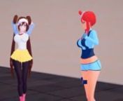Rosa (Pokemon) and Skyla (Pokemon) are from PokemonnnPokemon is owned by Game Freaknn3D Video made by PoterColusGTS