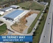 New 67,315 SF warehouse on 3.4 acres in Winchester, KY. Located less than 1 mile from I-64 and the first exit east of Lexington (12 miles). 24&#39; clear height, 4 docks, 3 drive-in doors (16&#39;x16&#39;), ESFR sprinkler, LED motion sensor lighting, estimated completion late 2021. Also available for lease at &#36;6/SF NNN and divisible down to 12,000 SF. Contact Brian Erwin for more information 859-492-5416 or berwin@thegibsoncompany.com