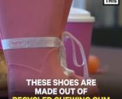 ‘Gumdrop’ turns recycled gum into shoes © NowThis NewsVous pouvez retrouver cette vidéo en ligne sur le lien suivant : https://www.youtube.com/watch?v=pJ1KYkn6-TE