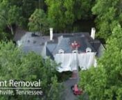 Paint Removal of Slate Roof with Transgel Paint Remover from transgel