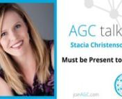 Watch as Stacia Christenson shares a motivational talk Must be Present to Win with AGC Minneapolis July 2021.nnStacia ChristensonnnMust be Present to WinnnThe world has changed, but it doesn&#39;t change who you were meant to be! Join us for an evening of encouragement and gentle challenge to recalibrate in a post-covid world. Tap into the power of your presence with permission to care for yourself and be present with others; you- and those around you - are worth it!nnThis AGC mixer features you as