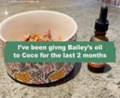 See what dog influencer @coco_the_peekapoo has to say about Bailey&#39;s CBD oil for dogs meal topper! Just add 2 drops per 10lbs twice daily to your pets meals to help them live healthy, age gracefully, and feel complete!