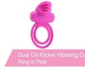 https://www.pinkcherry.com/products/dual-clit-flicker-vibrating-cock-ring(PinkCherry US)nhttps://www.pinkcherry.ca/products/dual-clit-flicker-vibrating-cock-ring(PinkCherry Canada)nnnHoney, I Shrunk The Vibrator! Is something dorky but lovable inventor Wayne did NOT say in our favorite/the only accidental shrinking comedy of &#39;89. Yeah, we&#39;re old. But, if he had figured out that his shrinking machine worked prior to turning his kids and some neighbors into teeny tiny versions of themselves (h