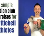 Thierry has been swinging Indian clubs for as long as he has been swinging kettlebells. Better mobility leads to better lockouts, and the ability to relax in the uncomfortable positions of kettlebell sport.nUsing his competition experience and physical trainer background, he shares his 7 best and simplest Indian club exercises for gireviks and kettlebell enthusiasts that need a thorough shoulder warm up.nShoot for 30 seconds per exercise.nn☛GET THE FREE KETTLEBELL SPORT PREPARATION MANUAL WHEN