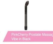 https://www.pinkcherry.com/products/pinkcherry-prostate-massager-vibe-in-black (PinkCherry USA)nhttps://www.pinkcherry.ca/products/pinkcherry-prostate-massager-vibe-in-black (PinkCherry Canada) nnAn ultra pleasurable male g-spot classic, PinkCherry&#39;s Prostate Massager easily targets sensitive orgasm-enhancing sweet spot along the anal canal.nnGently stretching during penetration, the Prostate Massager&#39;s slick oval tip angles naturally toward the prostate gland once in place. Lots of length allow