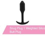 https://www.pinkcherry.com/products/snug-plug-1-weighted-silicone-butt-plug (PinkCherry USA) nnhttps://www.pinkcherry.ca/products/snug-plug-1-weighted-silicone-butt-plug (PinkCherry Canada)nnThere&#39;s nothing like a good joke to lighten the mood, so before we get into the many, many noteworthy features of the Snug Plug 1 from B-Vibe, here&#39;s one from the archives: Are butt jokes allowed in here? Don&#39;t worry, they&#39;re holesome! Okay, that wasn&#39;t very good (it would probably make some dads pretty happ