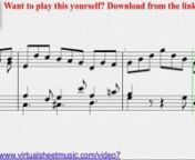 http://www.virtualsheetmusic.com/video7nVirtual Sheet Music presents the famous Bach&#39;s Jesu, Joy of Man&#39;s Desiring forPiano. Subscribe to our channel to watch weekly Video Scores from our high quality sheet music collection. This Video Score is about Piano sheet music and related MP3 files. It gives you the opportunity to play the music directly from your computer screen and to discover our unique repertoire of high quality digital sheet music.