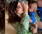 6 MONTHS baby!! Raveena Tandon playing with grandson Rudra is the cutest thing on the internet; WATCH. At the age of 21, Raveena adopted two girls, Pooja (11) and Chhaya (8), the daughters of her distant cousin. She brought them home in 1995 after her cousin passed away and she did not think that they were getting enough love and care from their guardian. Today watch her video with her grandson Rudra which reveals the playful Nani side of the actor. On the work front, Raveena will be seen next i