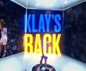 B R Klay Thompson's Back from klay b
