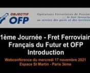 Introduction de la 11ème journée des OFP du 17 11 2021