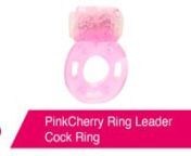 https://www.pinkcherry.com/products/pink-cherry-ring-leader-cock-ring (PinkCherry US)nhttps://www.pinkcherry.ca/products/pink-cherry-ring-leader-cock-ring (PinkCherry Canada)nn--nnWhether you&#39;re using it with a partner or adding some toe-curling tingles to a favorite dildo, there&#39;s just nothing quite like a really great vibrating cock ring! Case in point - our Ring Leader Cock Ring. This classic (but never boring) ring vibe is easy to enjoy and not at all intimidating, no matter what your or you