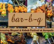 Come and celebrate the indulging and tempting Biryani &amp; Kebab festival at Acropolis Mall that will feature some of the most delicious and enticing variety of delicacies to choose from. If the rich aroma of biryani and some juicy kebabs is a perfect treat for your taste buds, then make sure you don&#39;t miss to be a part of this fest. Biryani and kebabs are a combination that rarely fails to surprise us. Biryani &amp; Kebab Festival is the latest food promotion at this premium shopping mall in t