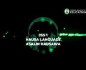 Jss1-Hausa Language Hausa Asalin Hausa Ko Asalin Hausawa-1 from hausawa