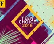 The Teen Choice Awards captures the fun and excitement of youth culture and Girraphic’s augmented reality graphics enhanced those feelings with stylish graphics that presented compelling ways to show nominees and tease upcoming moments. nnhttps://girraphic.com/work/teen-choice-awards/