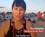 Violence against women is everyone&#39;s concern. Nyg Kaingang, from the Kaingang people in Brazil, explains how violence against Indigenous women is linked to centuries of genocide. Across Brazil, Indigenous women are uniting to say: “Enough’s enough!”nn--nnAct now: http://svlint.org/BrazilGenocidenn--nnTribal Voice is a project by Survival International, the global movement for tribal peoples. More than one hundred and fifty million people in over sixty countries live in tribal societies.nnF