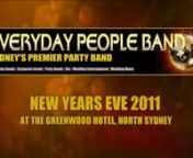 EVERYDAY PEOPLE BAND deliver the most exciting, versatile live music on the Sydney event scene - including acclaimed performances at corporate events, functions, exclusive wedding receptions, conferences, cruises, 5-Star nightclubs &amp; venues.nnOur huge repetoire enables us to always have the right song for every moment - including any special requests that you or your guests may have. We will work with you to create a personalized playlist based on your preferences and taste.nnWhether you&#39;re