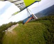 Clips from 3 hang gliding flights at Hyner View, PA, over the July 4, 2009 weekend. Clips show launches and landings with the camera mounted on the wingtip, keel, and helmet.Captured with a ContourHD Helmet cam: http://vholdr.com/contourhd/overview