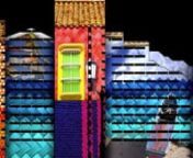 Juego de texturas y colores, el edificio (Hilton Margarita) se pinta de colores y texturas tipicas Venezolanas, estas nos llevan a representaciones de tradiciones Venezolanas (fotográficas)