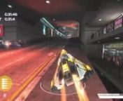 This shows the Design of the 2048 Heads Up Display. The key to designing a successful H.U.D is simplicity and visual grouping of the on screen elements. In a racing game, the player needs to instantly get the feedback.nnThis work was created while employed by Sony Computer Entertainment Europe and is therefore Copyright © Sony Computer Entertainment Europe Ltd.