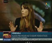 President of the Digital Multiplatform Telesur, Patricia Villegas highlighted the ardual task that had to face president, Hugo Chavez, after the destabilization attempts that current president, Nicolas Maduro is now assuming.teleSUR&#60;br/&#62;&#60;br/&#62;These and many other stories now!&#60;br/&#62;Visit our website: https://www.telesurenglish.net/&#60;br/&#62; Watch our videos here: https://videos.telesurenglish.net/en&#60;br/&#62;&#60;br/&#62;