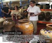 Culture etched in stone &#60;br/&#62; &#60;br/&#62;Business tycoon Lance Gokongwei and Evangelina Lourdes Arroyo-Bernas of the National Museum of the Philippines lead the launch of the Elizabeth Y. Gokongwei Ethnographic Stoneware Resource Center at the National Museum of Anthropology, National Museum Complex in Manila on Saturday, June 11, 2022. The center hopes to encourage researchers in documenting ceramic traditions in the country and gain better understanding of the breadth and depth of these collections in relation to Filipino culture and identity. &#60;br/&#62; &#60;br/&#62;PHOTOS BY RENE DILAN &#60;br/&#62; &#60;br/&#62;Subscribe to The Manila Times Channel - https://tmt.ph/YTSubscribe&#60;br/&#62; &#60;br/&#62;Visit our website at https://www.manilatimes.net&#60;br/&#62; &#60;br/&#62;Follow us:&#60;br/&#62;Facebook - https://tmt.ph/facebook&#60;br/&#62;Instagram - https://tmt.ph/instagram&#60;br/&#62;Twitter - https://tmt.ph/twitter&#60;br/&#62;DailyMotion - https://tmt.ph/dailymotion&#60;br/&#62; &#60;br/&#62;Subscribe to our Digital Edition - https://tmt.ph/digital&#60;br/&#62; &#60;br/&#62;Check out our Podcasts: Spotify - https://tmt.ph/spotify&#60;br/&#62;Apple Podcasts - https://tmt.ph/applepodcasts&#60;br/&#62;Amazon Music - https://tmt.ph/amazonmusic&#60;br/&#62;Deezer: https://tmt.ph/deezer&#60;br/&#62;Stitcher: https://tmt.ph/stitcher &#60;br/&#62;Tune In: https://tmt.ph/tunein &#60;br/&#62;Soundcloud: https://tmt.ph/soundcloud&#60;br/&#62; &#60;br/&#62;#TheManilaTimes