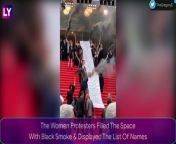 On May 22, women protesters took to the red carpet of the ongoing Cannes 2022 film festival to protest. The feminist protesters released plumes of smoke from handheld devices, reported Variety. The protesters also displayed a long banner displaying names of 129 women. The incident took place during the premier of Holy Spider. And this was not the first protest by women at the festival this year. On May 20, a woman stripped off on the red carpet at the Cannes Film Festival. The woman had painted her body in the colours of the Ukrainian flag with the words &#39;Stop Raping Us&#39;. The Cannes film festival began on May 17 and will continue till May 28. Watch the video to know more.
