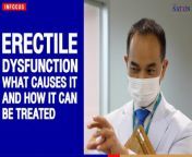 Caption: Dr Yongyuth Mayalarp, director of Phyathai Nawamin Hospital, explains the causes of erectile dysfunction and how the condition can be sustainably treated.&#60;br/&#62;&#60;br/&#62;------------------------------------------------------&#60;br/&#62;Stay Connect With Us!&#60;br/&#62;Website: https://www.nationthailand.com/​​​ &#60;br/&#62;Facebook: https://www.facebook.com/TheNationThailand&#60;br/&#62;Twitter: https://twitter.com/Thenationth&#60;br/&#62;#MensHealth #ErectileDysfunction #TheNation