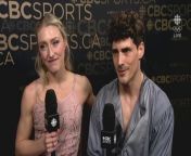 2024 Piper Gilles & Paul Poirier Worlds Post-FD Interview (1080p) - Canadian Television Coverage from lena paul alyx star