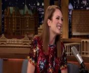 Julianne Moore reveals the inspiration behind her evil character in Kingsman: The Golden Circle and how she geeked out in front of Sir Elton John on set during his cameo in the film.