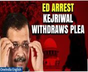 Delhi CM Arvind Kejriwal withdrew his plea before the Supreme Court against his ED arrest in the Delhi excise policy case. Initially denied interim protection by the Delhi High Court, Kejriwal was arrested after a late-night search. Despite the case being assigned to a special bench, Kejriwal chose to withdraw the petition. The ED&#39;s probe into money laundering allegations stems from purported irregularities in the Delhi Excise Policy. &#60;br/&#62; &#60;br/&#62;#EDKejriwal #DelhiCM #ArvindKejriwal #ED #CBI #Hazare #AamAadmiParty #KejriwalArrested #Politics #Indianews #Oneindia #Oneindianews &#60;br/&#62;~ED.101~