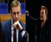 Bono chants Alexei Navalny&#39;s name in front of thousands at U2 Las Vegas concertSource: U2