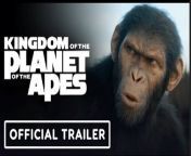 Kingdom of the Planet of the Apes is an all-new action-adventure spectacle distributed by 20th Century Studios.&#60;br/&#62;&#60;br/&#62;Set several generations in the future following Caesar’s reign, in which apes are the dominant species living harmoniously and humans have been reduced to living in the shadows. As a new tyrannical ape leader builds his empire, one young ape undertakes a harrowing journey that will cause him to question all that he has known about the past and to make choices that will define a future for apes and humans alike.&#60;br/&#62;&#60;br/&#62;Kingdom of the Planet of the Apes” is directed by Wes Ball and stars Owen Teague, Freya Allan, Kevin Durand, Peter Macon, and William H. Macy. The screenplay is by Josh Friedman and Rick Jaffa &amp; Amanda Silver and Patrick Aison based on characters created by Rick Jaffa &amp; Amanda Silver, and the producers are Wes Ball, Joe Hartwick, Jr., p.g.a., Rick Jaffa, p.g.a., Amanda Silver, p.g.a., Jason Reed, p.g.a., with Peter Cherninand Jenno Topping serving as executive producers.&#60;br/&#62;&#60;br/&#62;Kingdom of the Planet of the Apes opens in theaters on May 10.