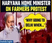 Haryana Minister Anil Vij questions the farmers&#39; intent to march to Delhi, stating the government is willing to negotiate locally. He urges farmers to withdraw their march call, highlighting violence won&#39;t resolve issues. This marks the first time the central government offers talks outside Delhi, emphasizing dialogue for resolution. Union Minister Arjun Munda reaffirms readiness for negotiations. &#60;br/&#62; &#60;br/&#62; &#60;br/&#62;#Haryana #AnilVij #FarmersProtest #KisanAndolan #ArjunMunda #HaryanaProtest #TrafficJam #DelhiChalo #Indianews#Oneindia #OneindiaNews &#60;br/&#62;~HT.178~ED.103~PR.152~GR.124~