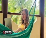 A 29-year-old woman ditched the daily &#39;9-5&#39; grind after having a “quarter life crisis” - and now travels the world as a digital nomad.&#60;br/&#62;&#60;br/&#62;Dieuwke Gorter, 29, says she realised the working week “wasn’t for her” after she was left feeling burned out for a whole year.&#60;br/&#62;&#60;br/&#62;She tried to find jobs she liked but set up her own digital marketing company because she just couldn&#39;t face going into an office anymore.&#60;br/&#62;&#60;br/&#62;Now she spends her time travelling the world and has increased her income from £1,800 to upwards of £7,000 per month.&#60;br/&#62;&#60;br/&#62;Last year, Dieuwke went to Dubai, Portugal, Mexico, and the USA - and in total she has visited 31 countries.&#60;br/&#62;&#60;br/&#62;She now coaches people how to “create a freedom lifestyle.” &#60;br/&#62;&#60;br/&#62;Dieuwke, from the Hauge in the Netherlands, said: “I travel a lot, I just came back from Florida for a few weeks and next I’m going to Sri Lanka - I can’t complain!” &#60;br/&#62;&#60;br/&#62;“We live in an era where you can film a five second video of yourself doing anything, pair it with a trending song and make money from anywhere.&#60;br/&#62;&#60;br/&#62;“I normally work in my hotel - I work for few hours, or do fun things, then hang out and have a couple of beers in the evening, it’s great!&#60;br/&#62;&#60;br/&#62;&#92;