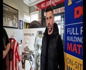 Superkev put in the last screw before signing the work by artist Darren Timby