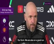 Manchester United boss Erik ten Hag says his players &#39;are excited&#39; for the derby against Manchester City