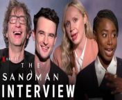 The cast of Neil Gaiman’s “The Sandman,” including Tom Sturridge (Dream/Morpheus/The Sandman), Gwendoline Christie (Lucifer Morningstar), Stephen Fry (Gilbert), Kirby Howell-Baptiste (Death), Jenna Coleman (Johanna Constantine), Vivienne Acheampong (Lucienne), Vanesu Samunyai (Rose Walker), Allan Heinberg (showrunner) and Gaiman himself, joined CinemaBlend to discuss the masterful adaptation on Netflix. Watch as they discuss the incredible set pieces, translating characters from page to screen, the scenes that made the comic creator cry, and so much more.