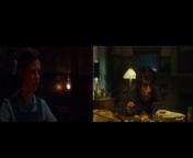 a split screen assignment for my video essay class using the dinner scenes from &#92;