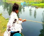Fishing BD Hook Fishing - Traditional Hook Fishing - Beautiful Girl Fishing With Hook