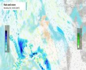 Rain across south-west England will push northwards and eastwards during the day and winds will strengthen.
