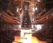 The Space Launch System rocket&#39;s RS-25 engine was fired up for the “final round of certification testing ahead of production of an updated set of the engines,&#92;