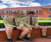 Senior students from Tamworth&#39;s Farrer Memorial Agricultural High School get involved in the 2024 World&#39;s Greatest Shave. Video By Farrer via Instagram