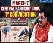 Central Sanskrit University&#39;s inaugural convocation, slated for March 7, 2024, marks a historic milestone, honouring over 3000 graduating students, the largest in its history. The event will be graced by the Honourable President of India. This celebrates the academic excellence and Sanskrit&#39;s pivotal role in India&#39;s global ascendancy. Chancellor Dharmendra Pradhan and Vice Chancellor Shrinivasa Varakhedi will be leading the ceremony. Prof Varakhedi while interacting with the media, highlightedinnovative initiatives like moral education courses and Sanskrit Olympiads, fostering holistic learning and cultural appreciation. &#60;br/&#62; &#60;br/&#62;#SanskritExcellence #CentralSanskritConvocation #AcademicMilestone #CulturalHeritage #FutureLeaders #InnovationInEducation #GlobalSanskrit&#60;br/&#62;~PR.282~ED.103~HT.95~