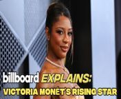 Her star is definitely on the rise and Victoria Monét is Billboard&#39;s Women in Music&#39;s Rising Star honoree. The singer/songwriter made a name for herself behind the scenes, but now it&#39;s Victoria&#39;s time to shine on the Billboard charts. &#60;br/&#62;&#60;br/&#62;This is Billboard Explains: Victoria Monét Rising Star.